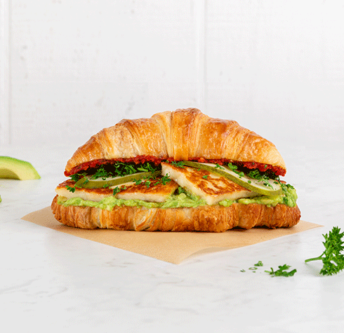 Mediterranean Grilled Halloumi Croissant 1