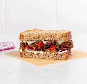 Steak and Cheese Melt Sandwich